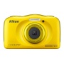 Nikon Coolpix S33 Digitalkamera Kompaktkamera 13,2 Megapixel gelb Bild 1