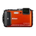 Nikon Coolpix AW130 Digitalkamera Kompaktkamera 16 Megapixel orange Bild 1