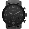 Fossil Herren Analog Armbanduhr XL Nate Quarz-Chronograph Edelstahl IPB beschichtet JR1401  Bild 1