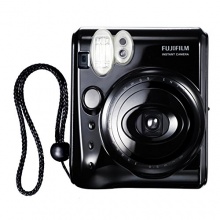 Fujifilm 16102240 Instax Mini 50S CN EX Sofortbildkamera Piano Black Bild 1