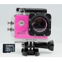 QUMOX WIFI Helmkamera SJ4000 Action Sport Kamera Rosa Bild 1
