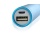 LENOGE 2600mAh USB Externer Akku powerbank blau Bild 3