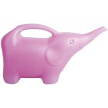 Kindergiekanne Kunststoff Elefant pink-lila Bild 1