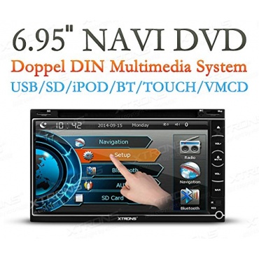 XTRONS TD699G 6.2Zoll LCD FULL HD DVD 2DIN DOPPEL DIN AUTORADIO von Playkid Bild 1