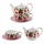 4tlg. Set Tea for one Diamant, Design, Erdbeere, Teekanne von Jameson und Tailor Bild 2