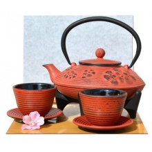 Tetsubin-Teekessel, japanischer Stil, Gusseisen, 0,8l, Gifts of the Orient Bild 1