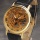Herren Wunderschne Ultra-dnne goldige Uhr Armbanduhr Bild 2