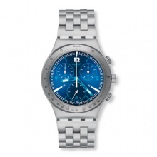 Swatch Unisex Classic Rhythmic Blue Chronograph Quarz YCS575G Bild 1