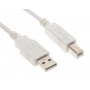 MHP USB 2.0 A bis B Drucker-Kabel 3m grau Bild 1