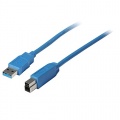 Kabelbude-USB 3.0 Anschlukabel Druckerkabel Kabel A/B 5 m Bild 1