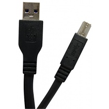 Wiretek 11295 Kabel Drucker USB 2.0, Stecker A/Stecker B 5 m Schwarz Bild 1