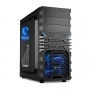 Sharkoon VG4-W Blau PC-Gehuse mit Window Kit schwarz/blau Bild 1
