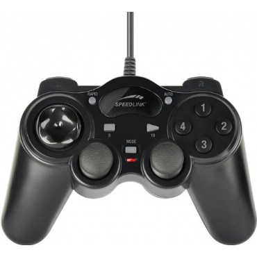 Speedlink Thunderstrike Gamepad für den Computer schwarz Bild 1