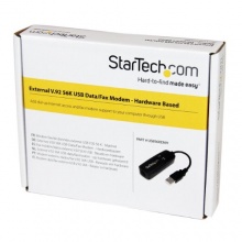 StarTech.com Externes USB Fax Modem 56k Schwarz Bild 1