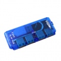 BestOfferBuy Mini Slim High-Speed USB 2.0 4 Ports Hub Blau Bild 1