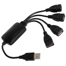 USB 2.0 HUB Kabel Adapter 4 Port fr PC Laptop Notebook Bild 1