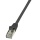 LogiLink CP1033D CAT5e SF/UTP Patch Kabel AWG26 schwarz Bild 1