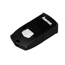 Hama USB 3.0-microSD-Kartenleser schwarz Bild 1