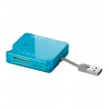 Goobay All in 1 externer Kartenleser USB 2.0 blau Bild 1