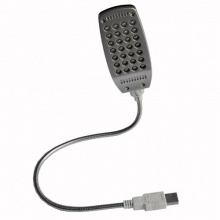 2-TECH USB LED-Flutlicht Leselampe 28 superhellen LEDs Bild 1