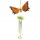 Dekoratives Windspiel Schmetterling Feng-Shui Orange 40cm Bild 1