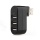 MENTEQ Schwarz USB 2.0 Hub Verteiler 3 Ports Highspeed 180 drehbar Bild 3