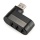 MENTEQ Schwarz USB 2.0 Hub Verteiler 3 Ports Highspeed 180 drehbar Bild 4