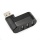 MENTEQ Schwarz USB 2.0 Hub Verteiler 3 Ports Highspeed 180 drehbar Bild 5