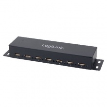 LogiLink UA0148 USB 2.0 HUB 7-port incl Power Display Bild 1