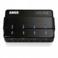 Anker Uspeed USB 3.0 4 Port Hub 12V 2A Netzteil Stromanschluss Bild 1