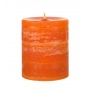 Outdoor Kerzen Stumpen in Orange  Bild 1
