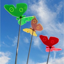 Sonnenfnger - Lichtspiel Schmetterling leuchtend grn Bild 1