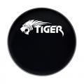 Tiger 20 Resonanzfell fr Bass Trommeln, schwarz Bild 1