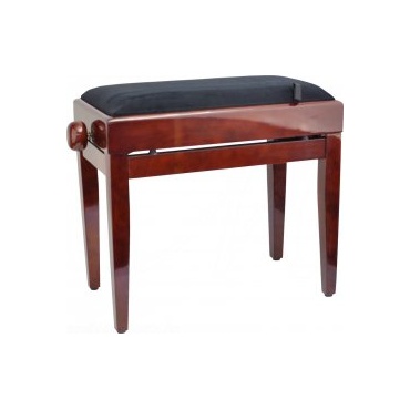 Steinbach Klavierbank mit Notenfach in Mahagoni poliert Bild 1