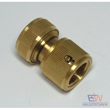 Schlauchanschlussstück mit Stecksystem für Wasserschläuche und Gartenschläuche Bild 1