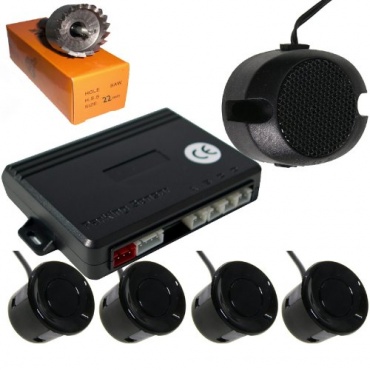 Einparkhilfe 4 Sensoren mit Lautsprecher von Tecwo Bild 1