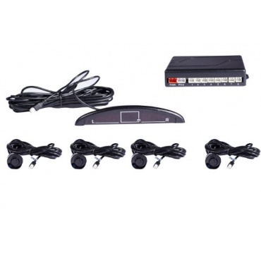 Einparkhilfe mit Farb-Display und integriertem Pieper inkl. 4 Sensoren, electronics Bild 1