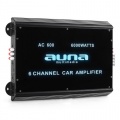 Auna 6-Kanal Auto-Endstufe Autoverstrker 6000W max.,540W RMWS, 6 Kanal Bild 1