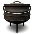 BBQ-Bull, Potjie, Gusseisen Kochtopf, Sdafrikanischer Dutch Oven ,ca. 1 Liter Bild 1