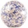 Esschert Design Dekokugel, Gartenkugel aus Keramik in blau-wei, Gre L,  ca. 18 cm Bild 1