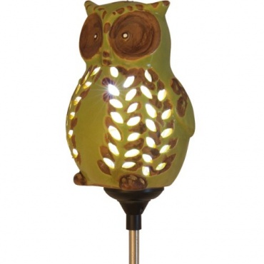 HEITRONIC Solarleuchte EULE NYRA mit Erdspieß und LED Bild 1