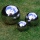 3 Garten Deco Kugeln aus silber poliertem Edelstahl 9cm 13cm und 18cm Durchmesser Bild 1 3 Garten Deco Kugeln aus silber poliertem Edelstahl 9cm 13cm und 18cm Durchmesser Bild 1