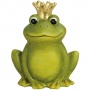 Froschknig deko Frosch mit Krone  Bild 1