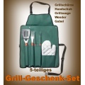 Grillbesteck-Set 5 teilig BBQ Edelstahl von Schween24 Bild 1