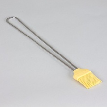 GSD Grillpinsel aus Silikon mit Edelstahlgriff, 38 cm Bild 1