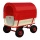 Bollerwagen mit Dach rot - Handwagen von Deuba Bild 2