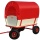 Bollerwagen mit Dach rot - Handwagen von Deuba Bild 3