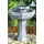 Castille Programmierbarer Solarbrunnen Vogelbad mit LED-Beleuchtung Bild 1