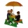 Paradiso Kindersitzgruppe Picknicktisch,Sonnenschirm Bild 2