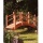 Hölzerne Garten Brücke Ornament Dekoration Teak Stained für Teichflüsse und Grenzen Bild 1 Hölzerne Garten Brücke Ornament Dekoration Teak Stained für Teichflüsse und Grenzen Bild 1
